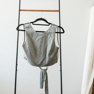 Vivian Chan Back Tie Top